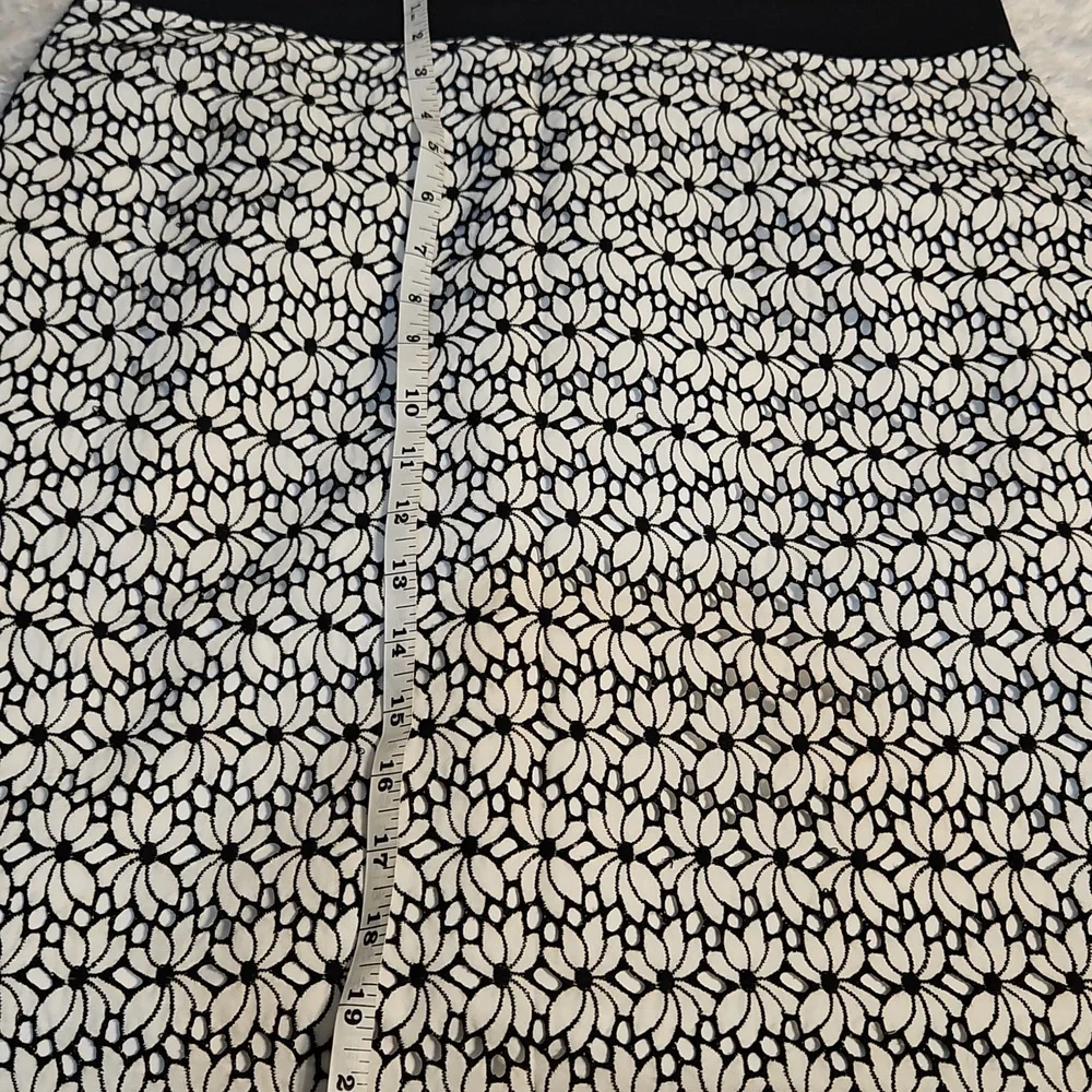 ANTONIO MELANI Black and White Mini‎ Pencil Skirt